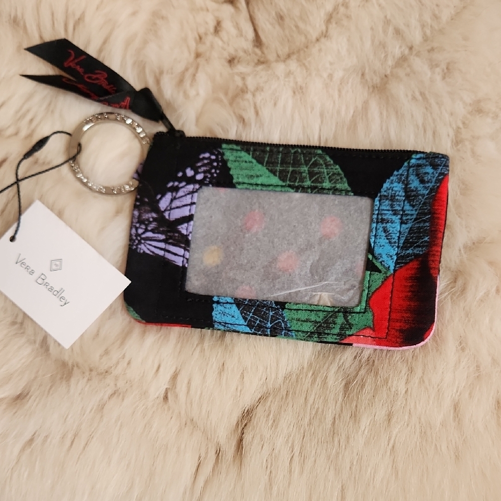 Vera Bradley Black and Red Clutch Wristlet